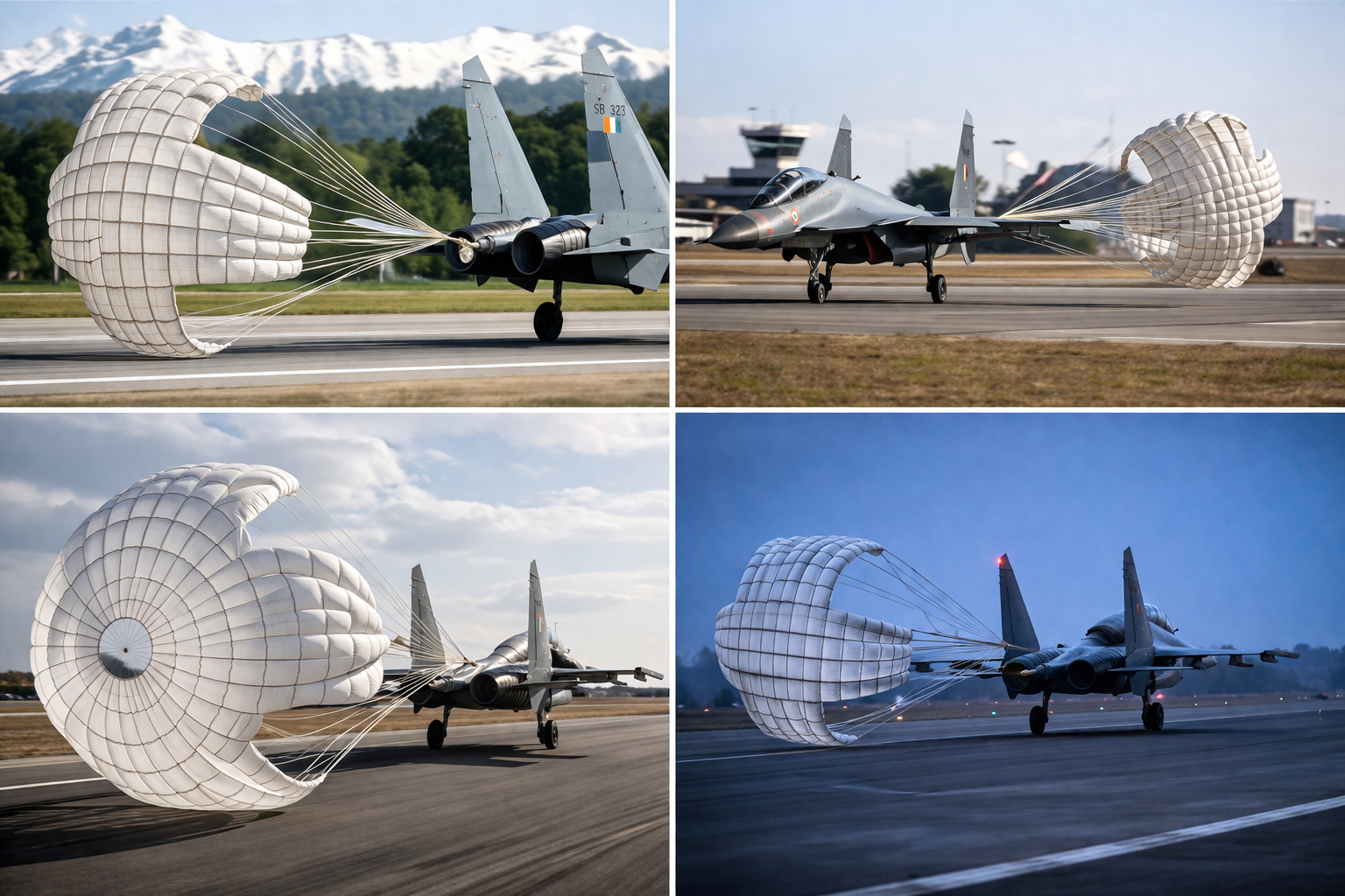 Brake Parachute for SU-30 A/C