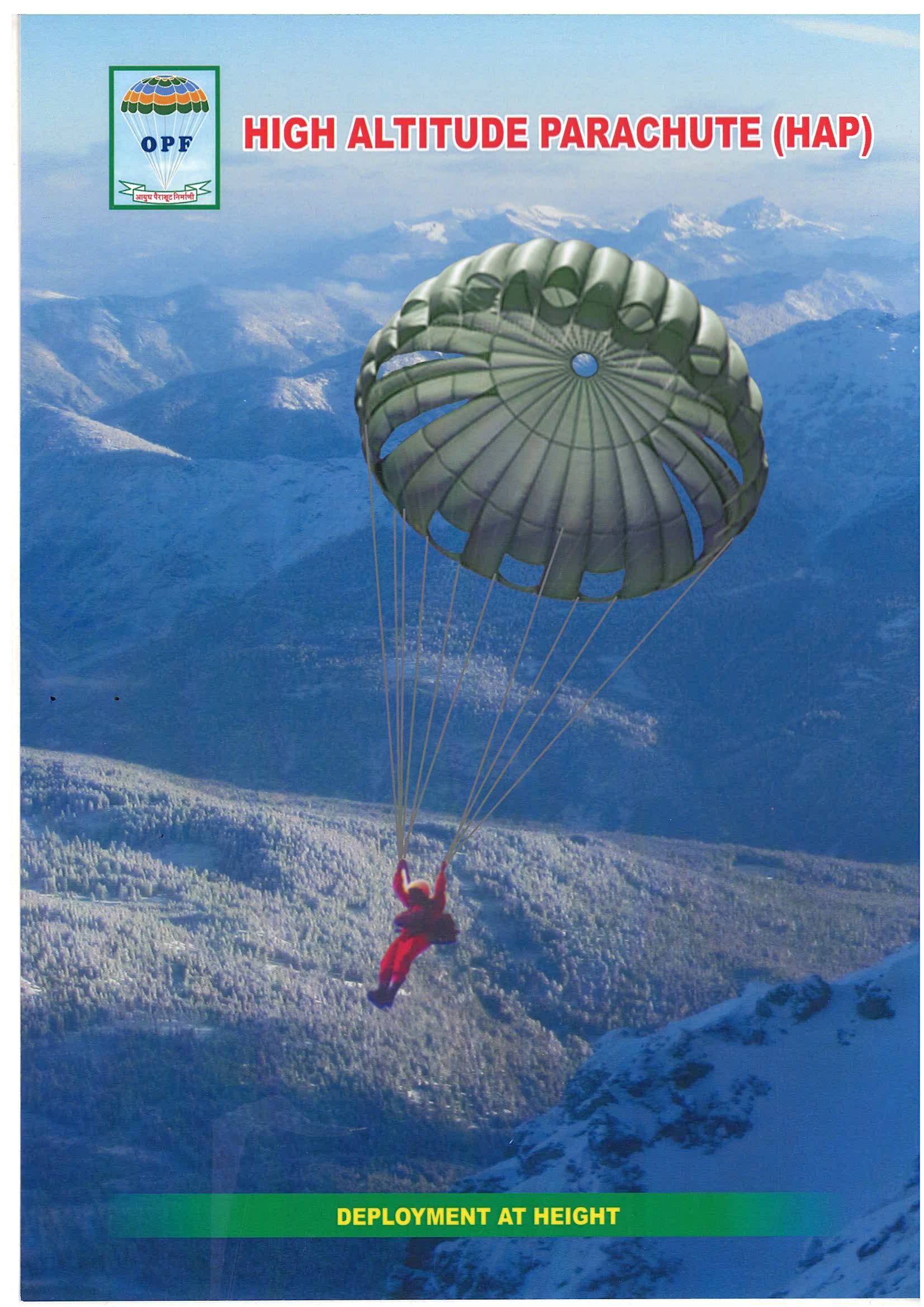 High Altitude Parachute (HAP)