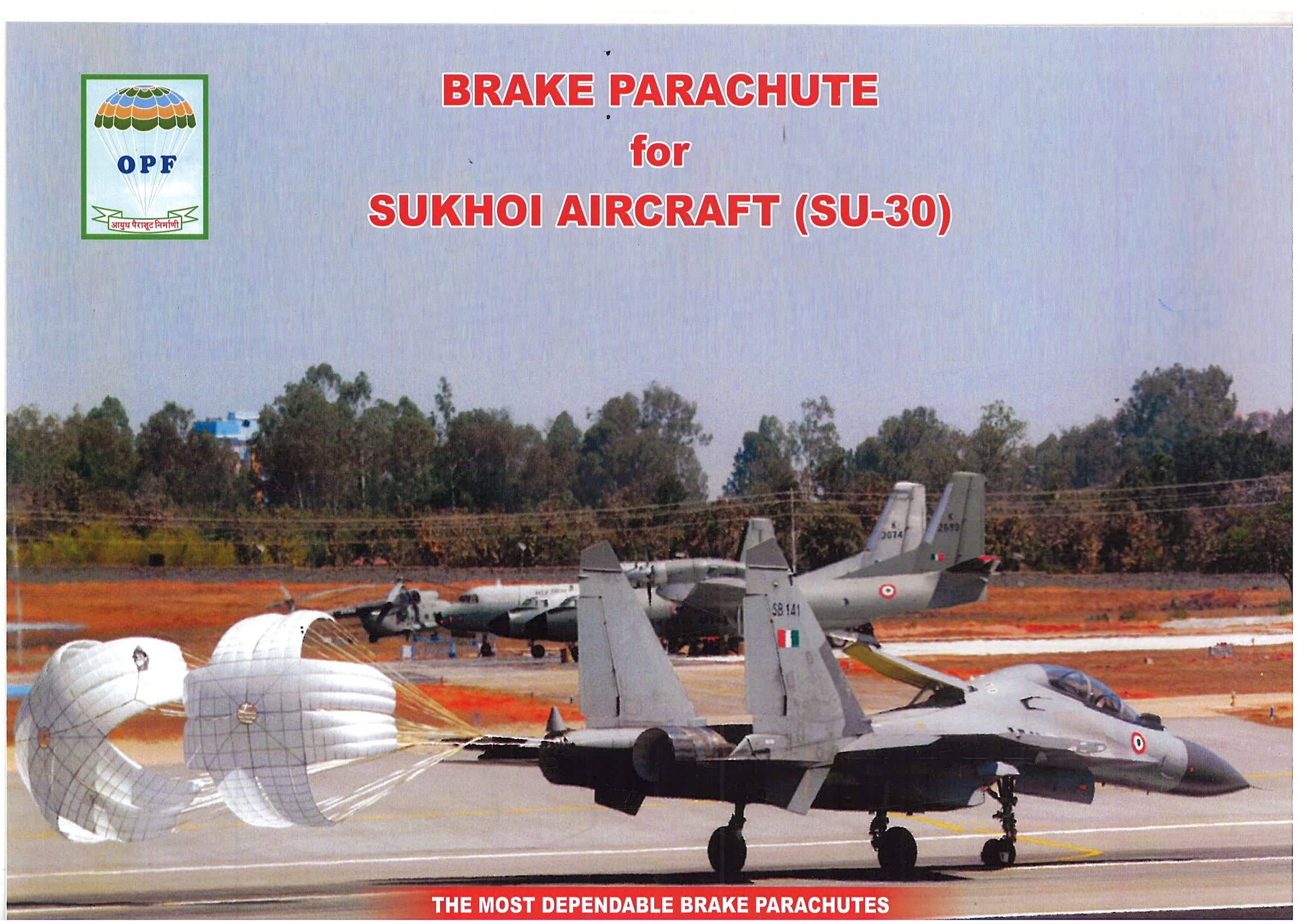 Brake Parachute for SU-30 A/C